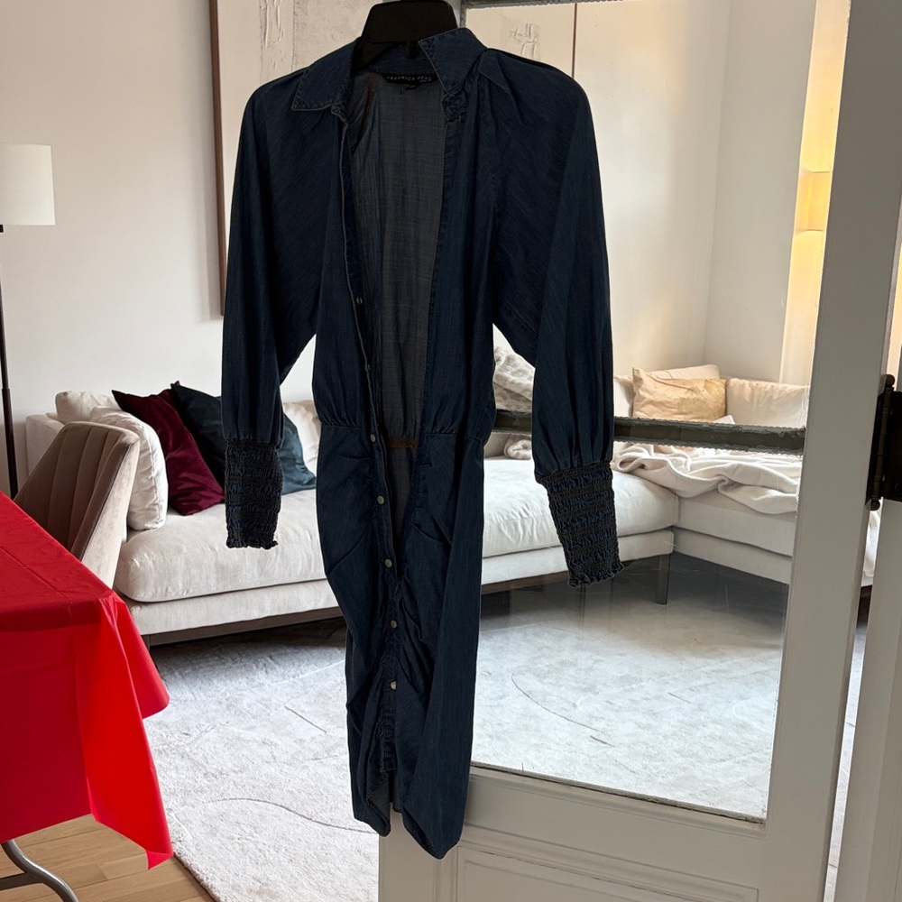 Veronica Beard Dark Blue Denim Dress